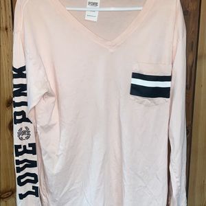 pink long sleeve